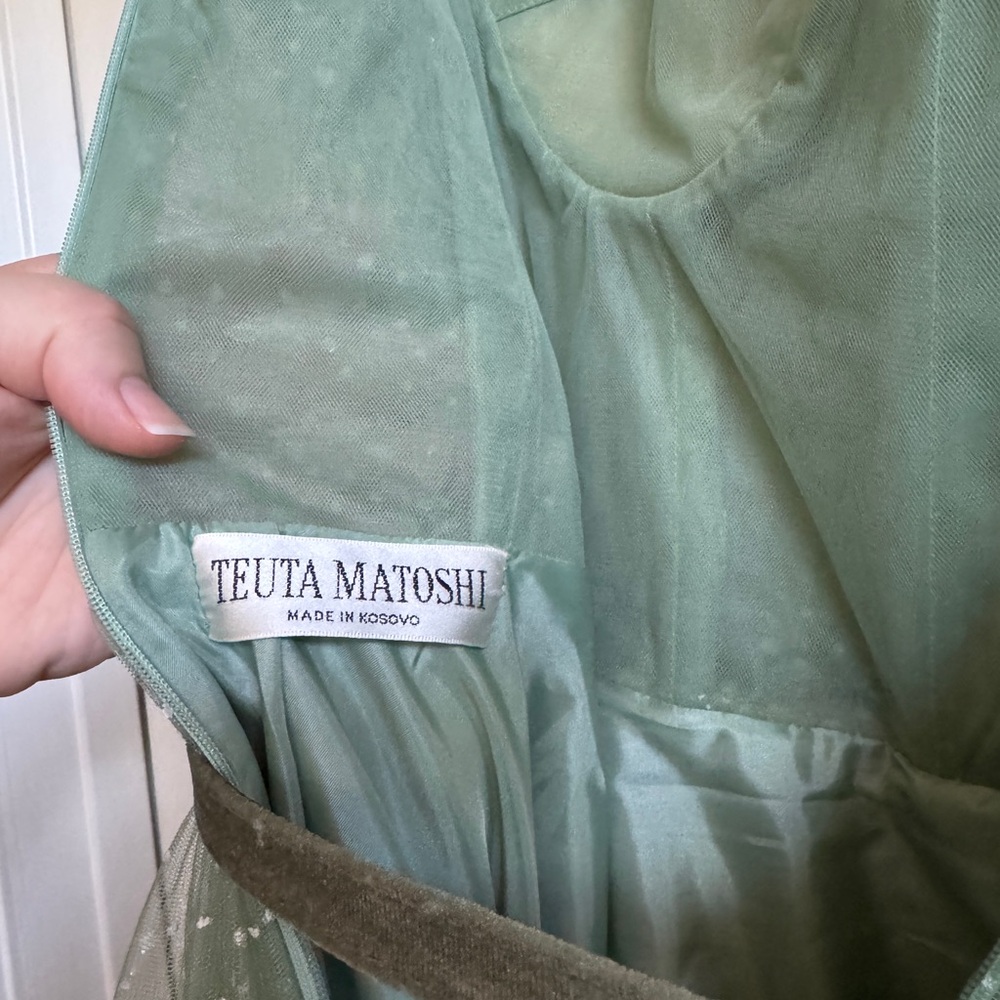 Teuta Matoshi Mint Frost Midi Dress - Picture 5 of 5